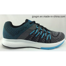 Hot Sale Comfort Flyknit Running Sports Shoes with MD Outsole